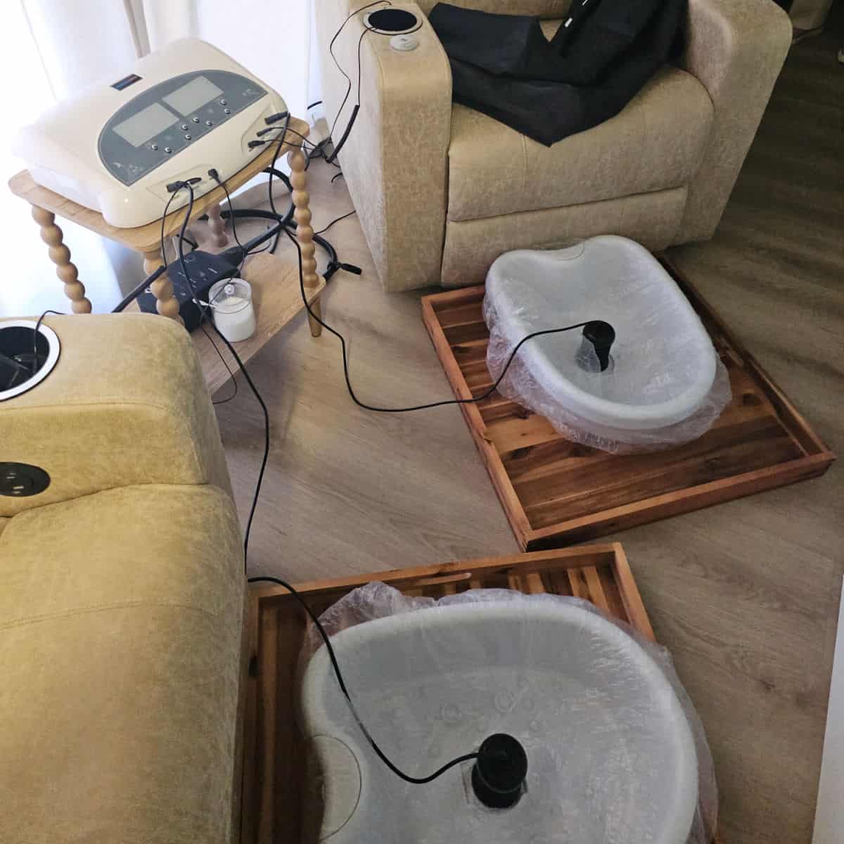 Ionic foot detox soak